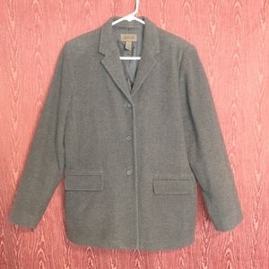 UNIFORM JOHN PAUL RICHARD WOOL GRAY WOMEN'S COAT SIZE 12